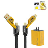 120W Dual USB&Dual Type-C Fast Charger Style 2