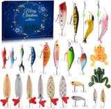 2025 Christmas 2025 Fishing Advent Calendar - 24 Days of Fishing Lures&Gifts