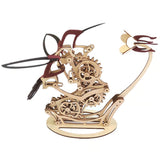 3D Wooden Mechanical Hummingbird