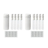 4-in-1 Leakproof Rotatable Travel Dispenser Set Style 3