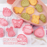 8pcs Easter Cookie Cutters