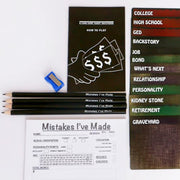 A Game About Adulthood – Darkly Humorous Party Card Game for Adults, Life Simulation, Wealth Building, Retirement & Graveyard Revenge