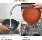 🔥Air Fryer Silicone Baking Tray🍟