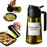 2 in 1 Glass Oil Sprayer&Dispenser