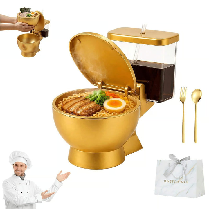 🍜Toilet Shaped Ramen Bowl