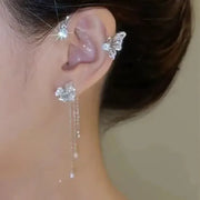 💐2023 HOT SALE💝-BUTTERFLY TASSEL STYLE ZIRCON EARRINGS | PERFECT GIFT🎁