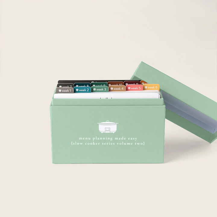 🍽️ Meal Planning Kit with 103 Photo Recipe Cards（Without a gift or present.）