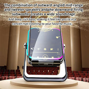 🔥New Year Special Offer sale – up to 50% off🎶📱 5-in-1 Wireless Induction Speaker with Adjustable Phone Stand