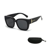 Polarized Square Sunglasses with Wrap-Around Design Style 3