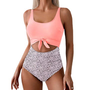 👙Women's One Piece Swimsuit Tummy Control Slimming Bathing Suit Cutout Tie Knot Swimwear